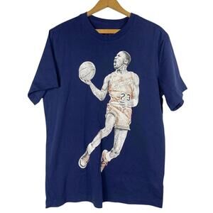 Jordan Jumpman T Shirt Size Large Mens Michael Jordan Chicago Bulls Blue